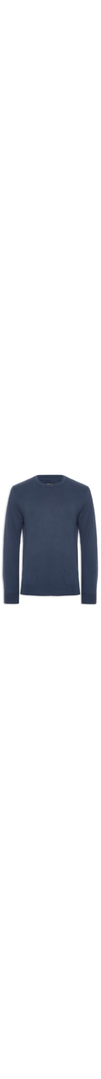 Casaco Masculino Tricot Básico - Azul