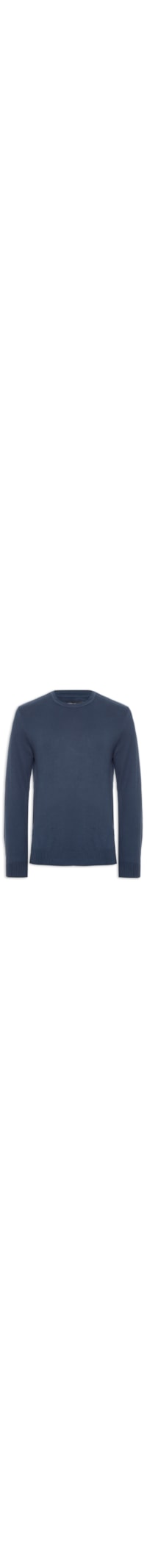 Casaco Masculino Tricot Básico - Azul