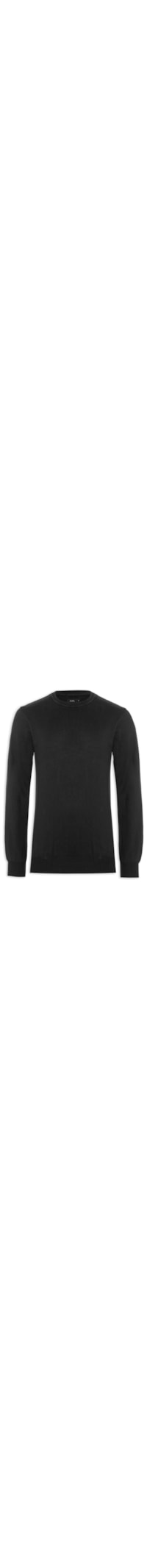 Casaco Masculino Tricot Básico - Preto