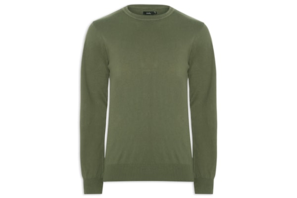 Casaco Masculino Tricot Básico - Verde