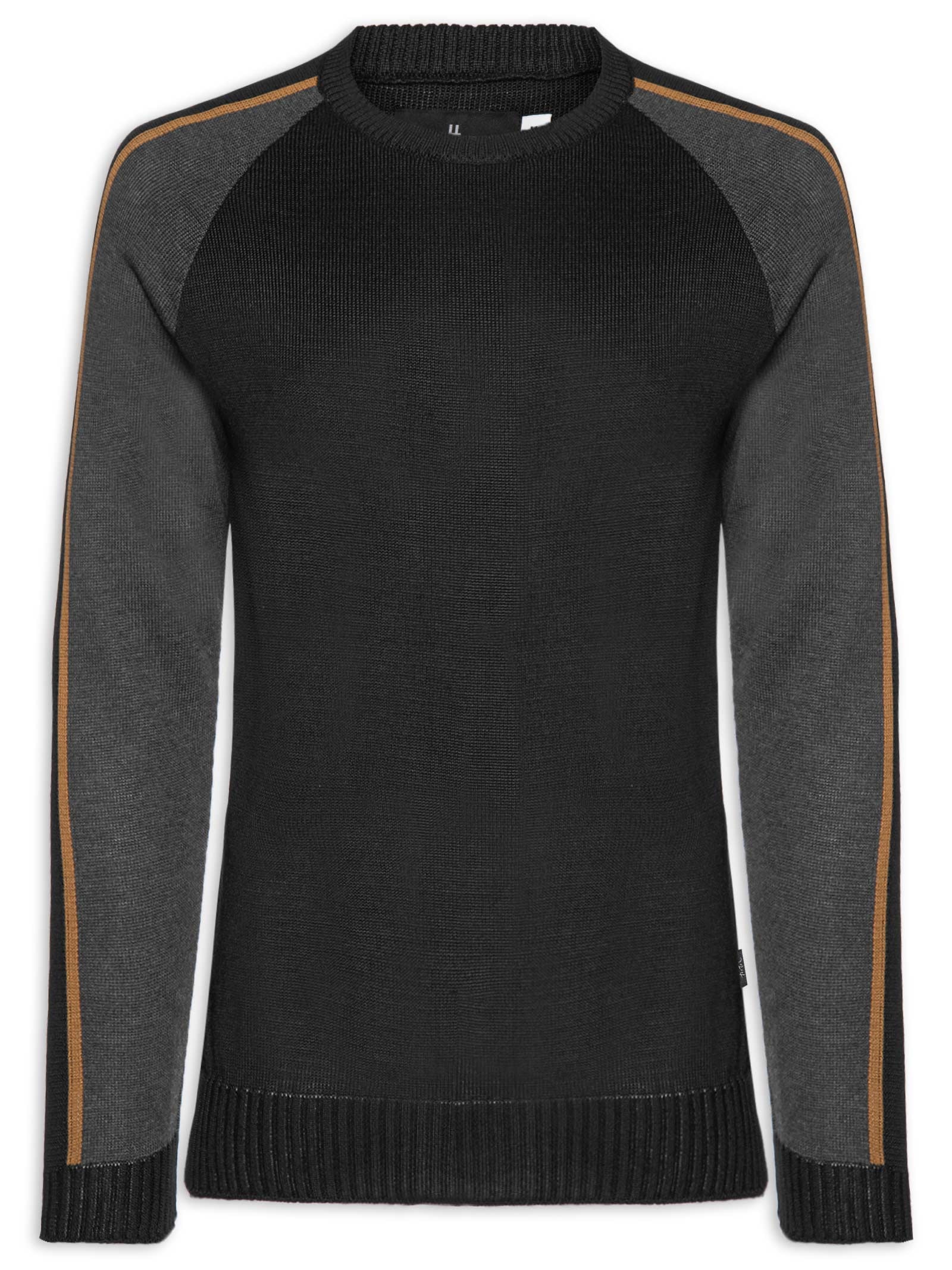 Casaco Masculino Tricot Color Preto Foxton