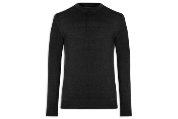 Casaco Masculino Tricot Cotton Cashmere - Preto