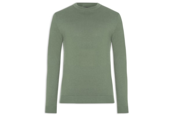 Casaco Masculino Tricot Cotton Cashmere - Verde