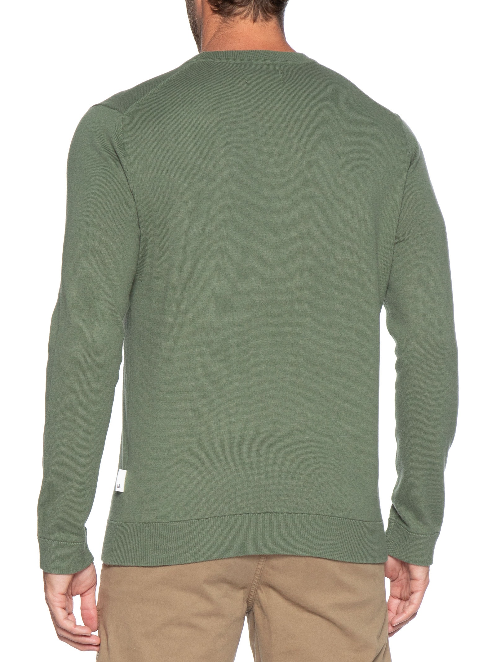 Casaco Masculino Tricot Cotton Cashmere Verde Foxton