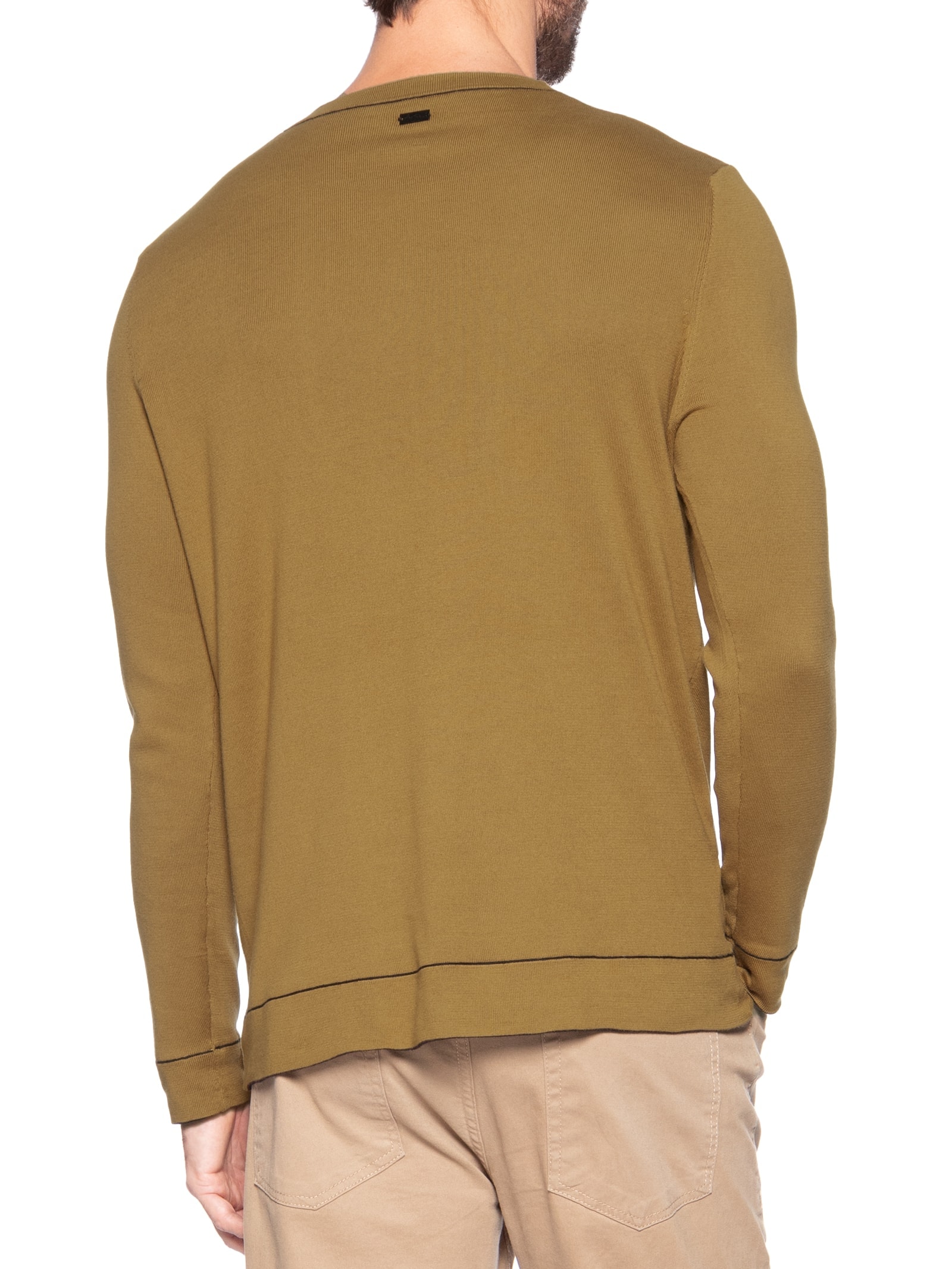 Casaco Masculino Tricot Dupla Face Preto Foxton