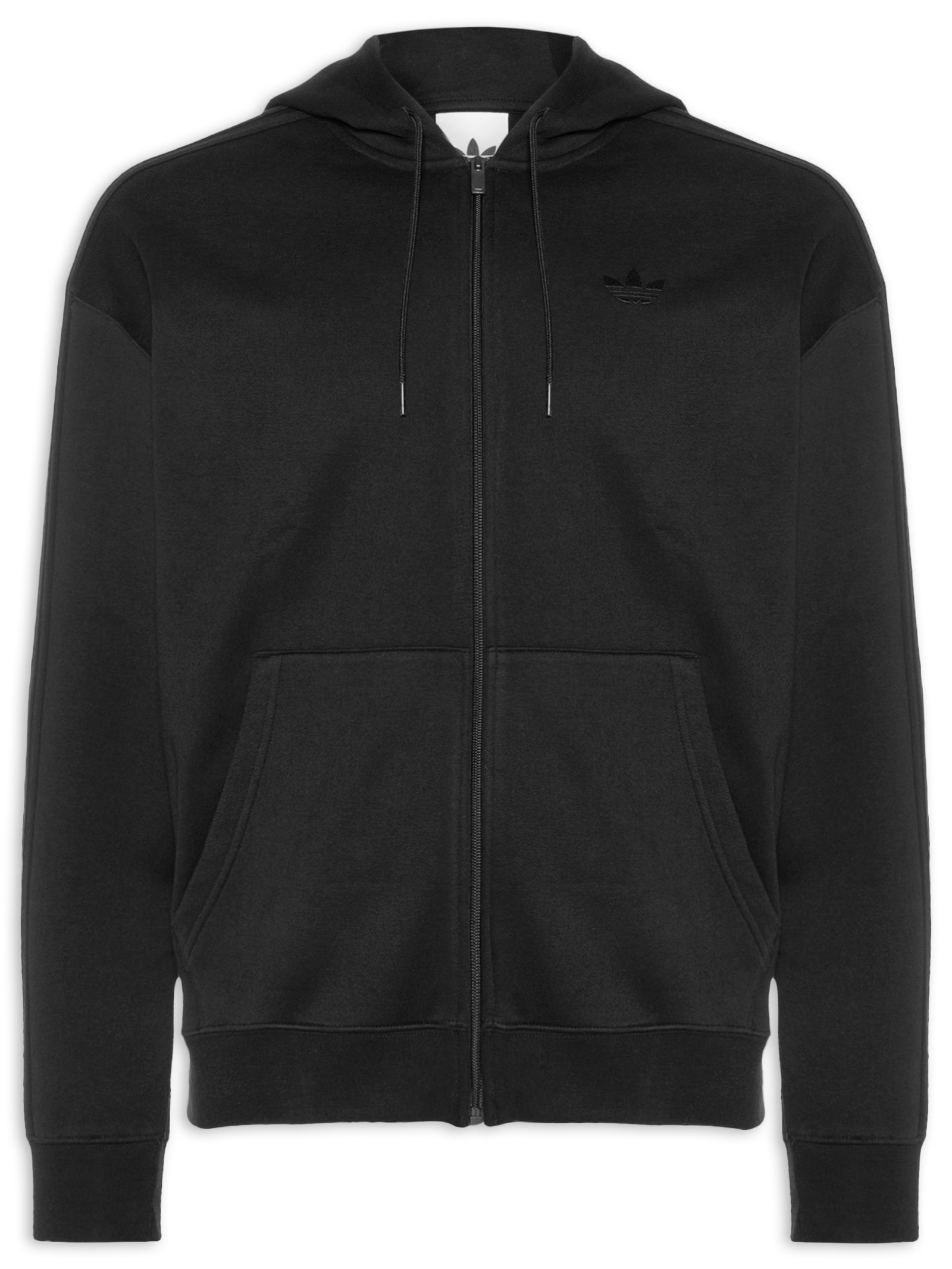 Casaco Moletom Masculino 3 Stripes Preto Adidas Originals