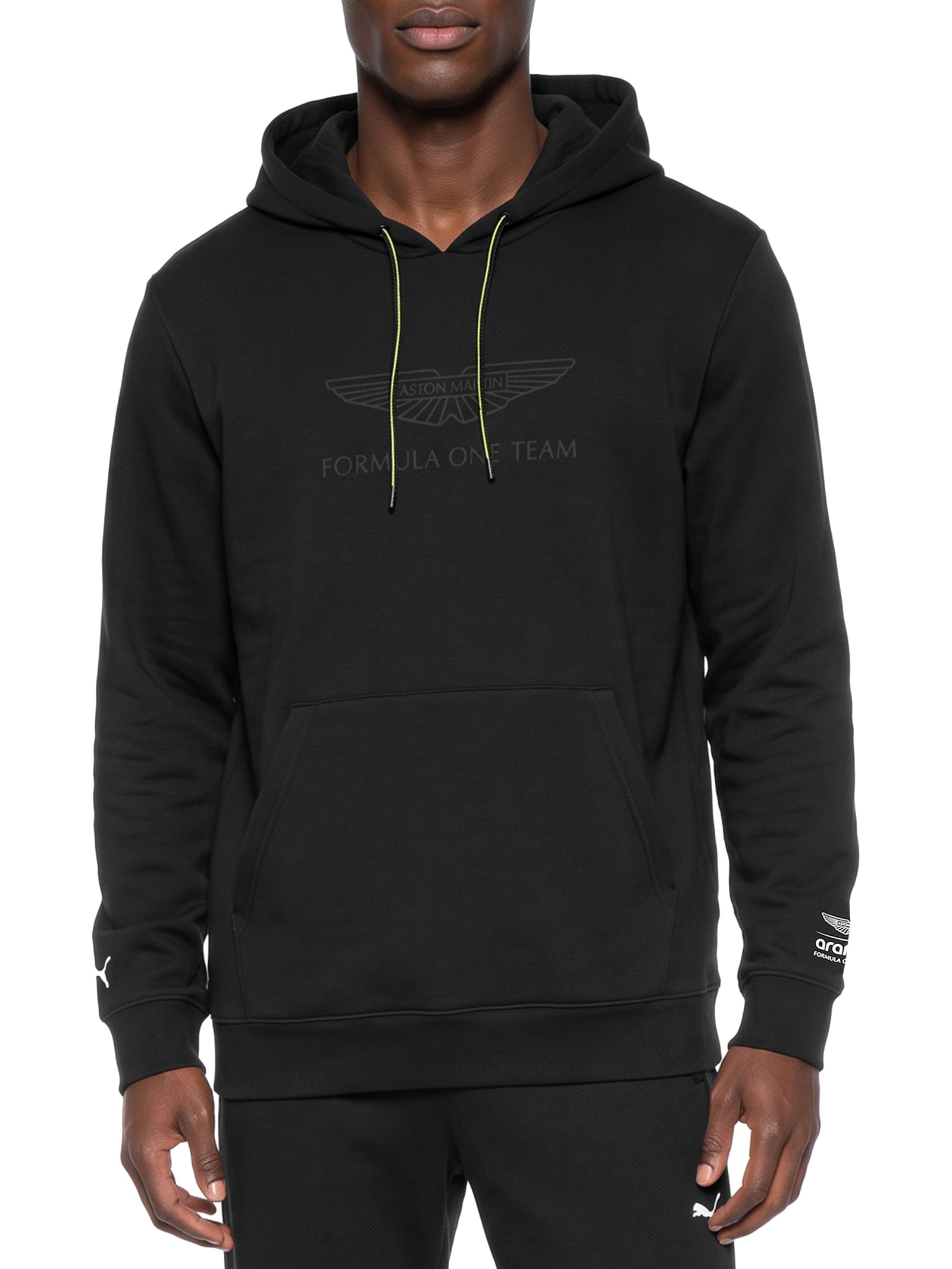 Casaco Moletom Masculino Amf1 Essential Preto Puma + Aston Martin