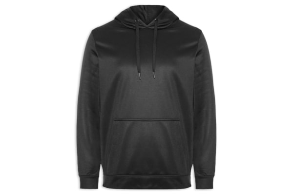 Casaco Moletom Masculino Canguru Básico - Preto