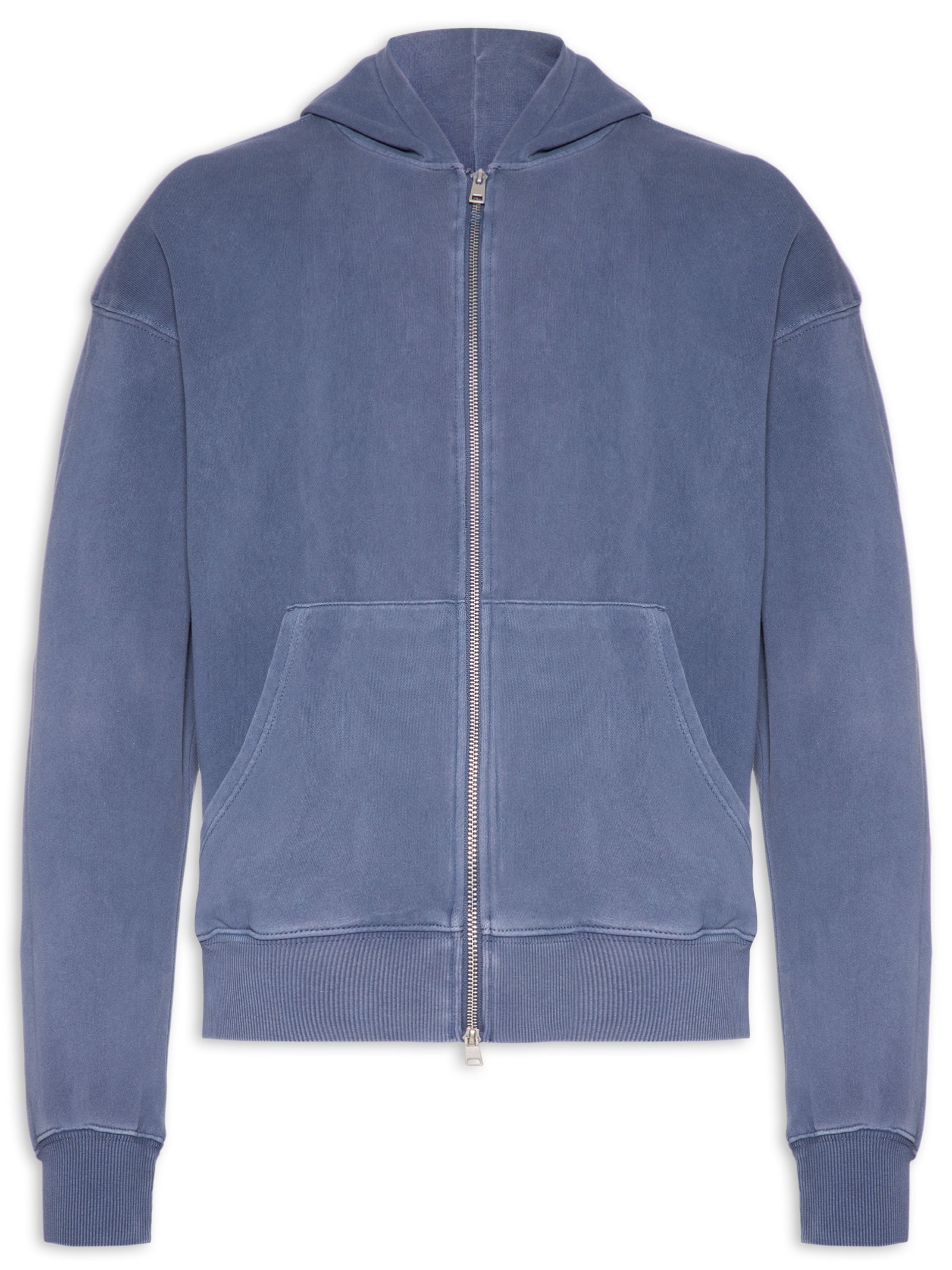 Casaco Moletom Masculino Com Capuz E Zíper Azul Cotton On