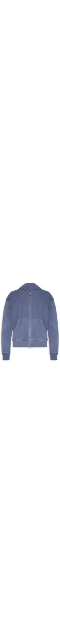 Casaco Moletom Masculino Com Capuz E Zíper - Azul