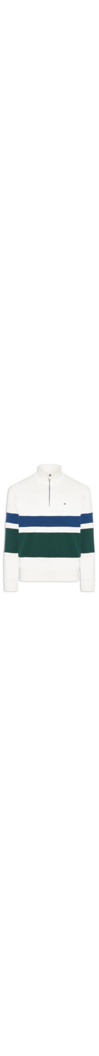 Casaco Moletom Masculino Gola Alta Meio Zíper Country Club - Branco