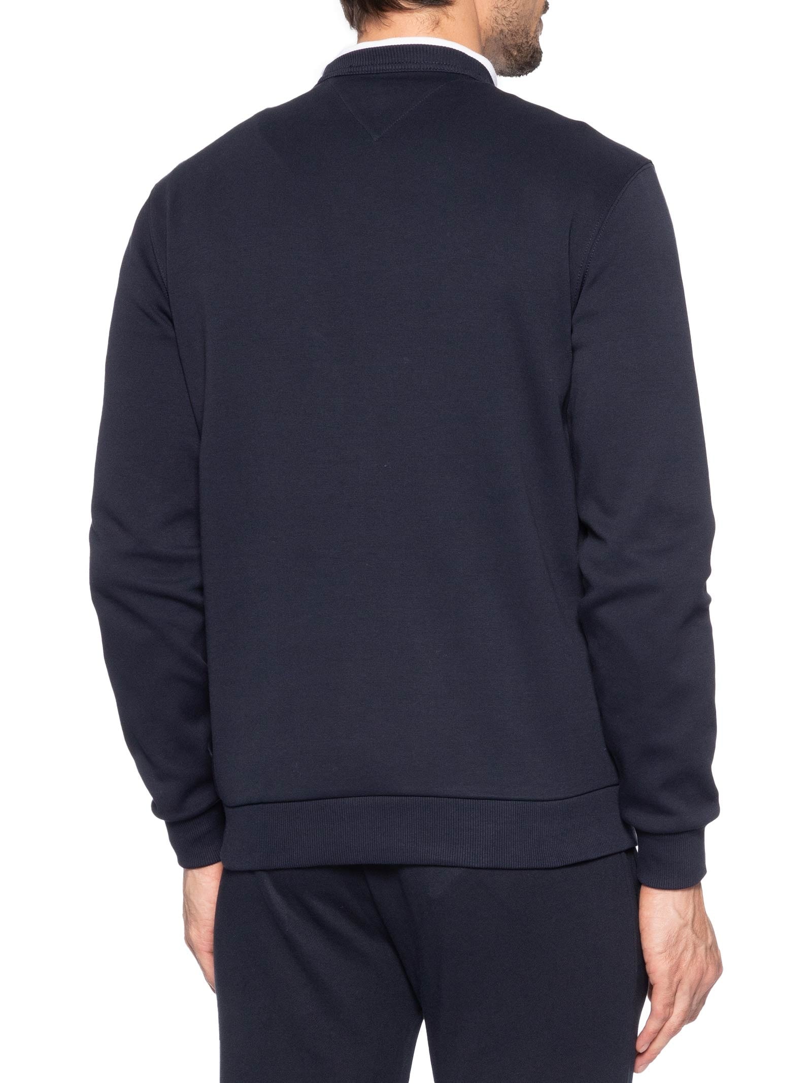 Casaco Moletom Masculino Sem Felpa Country Club Intechno Azul Tommy Hilfiger