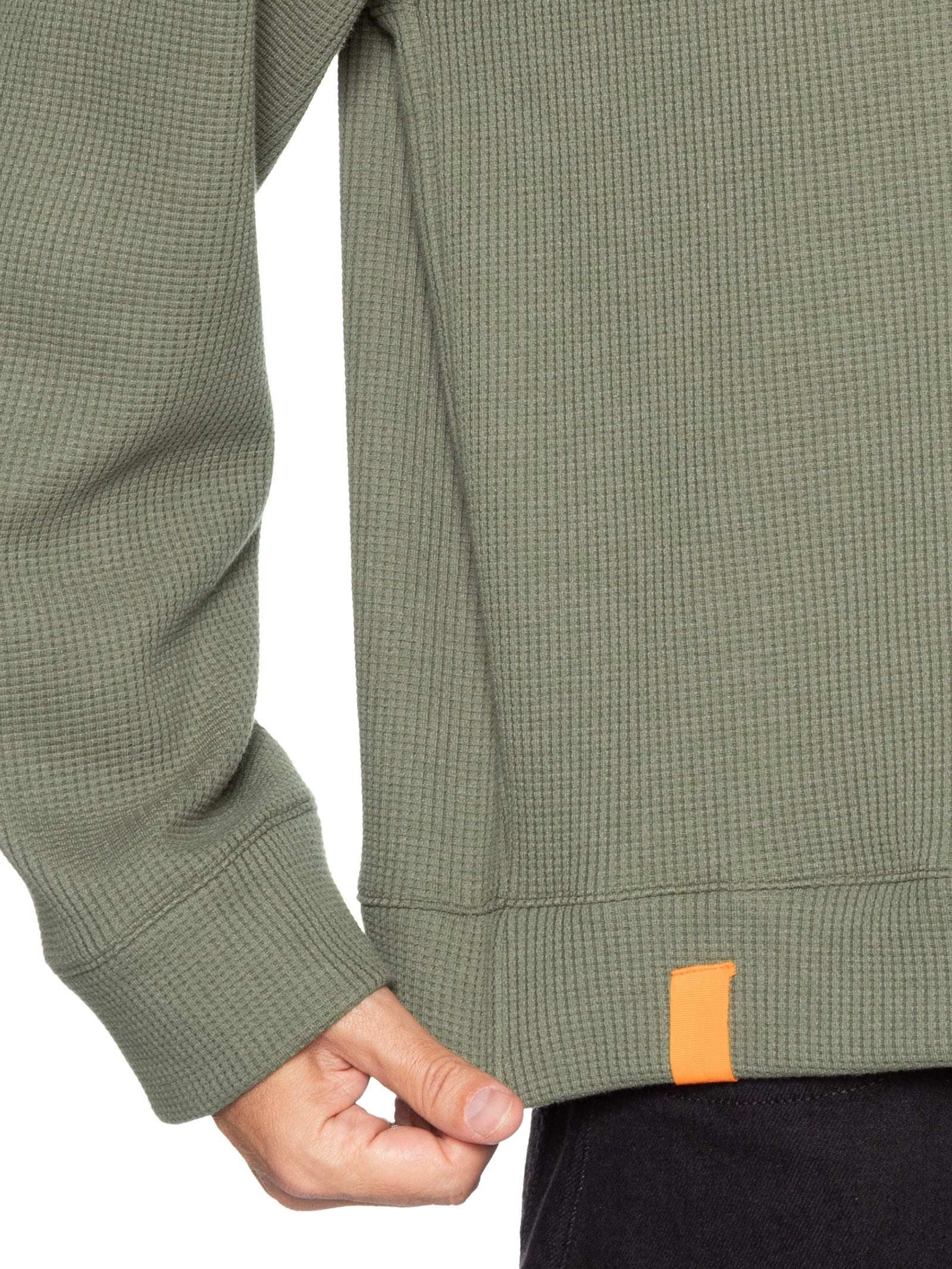 Casaco Moletom Masculino Waffle Texture Verde Osklen