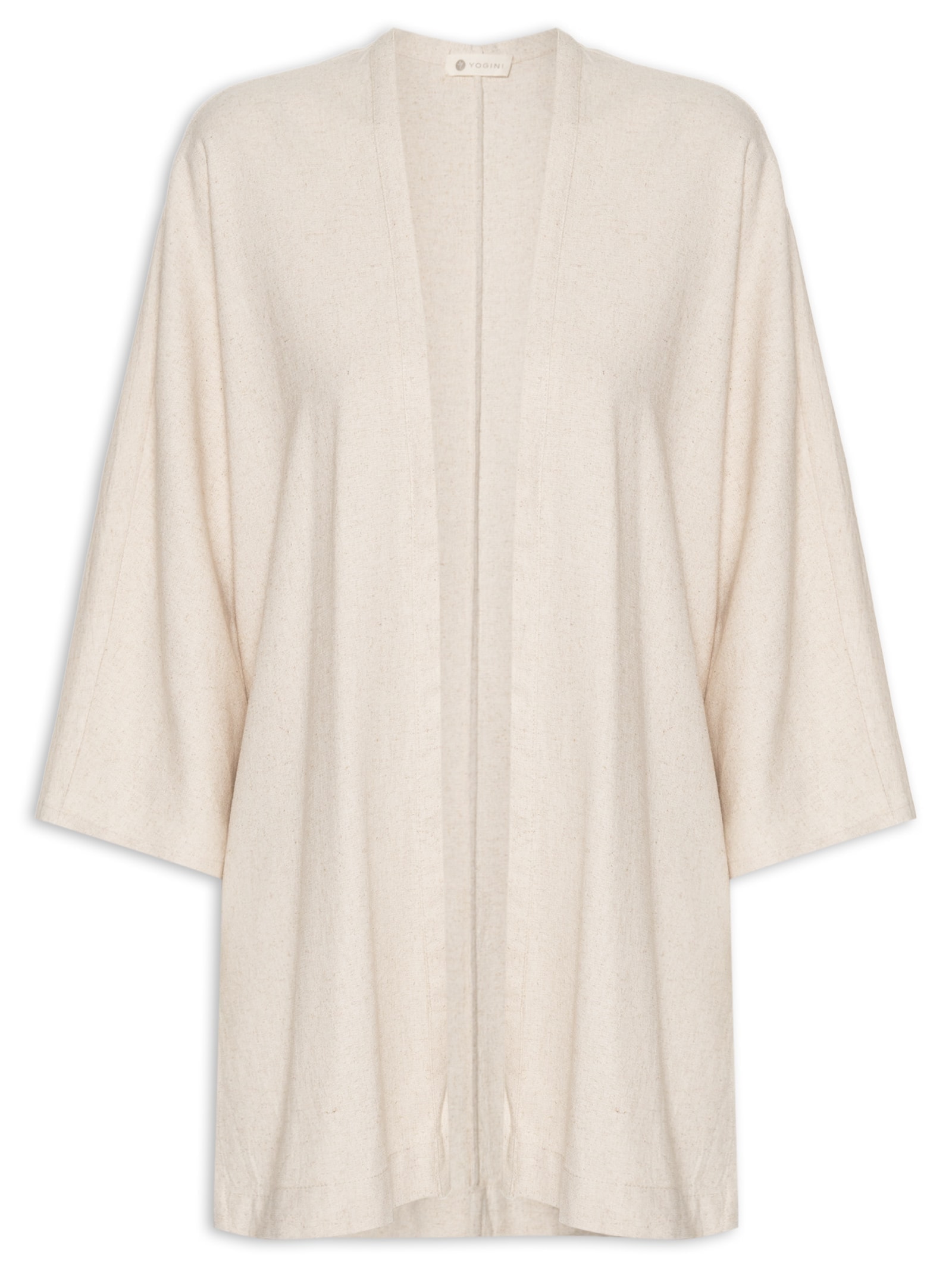 Casaco Off White Linho Niyati Yogini