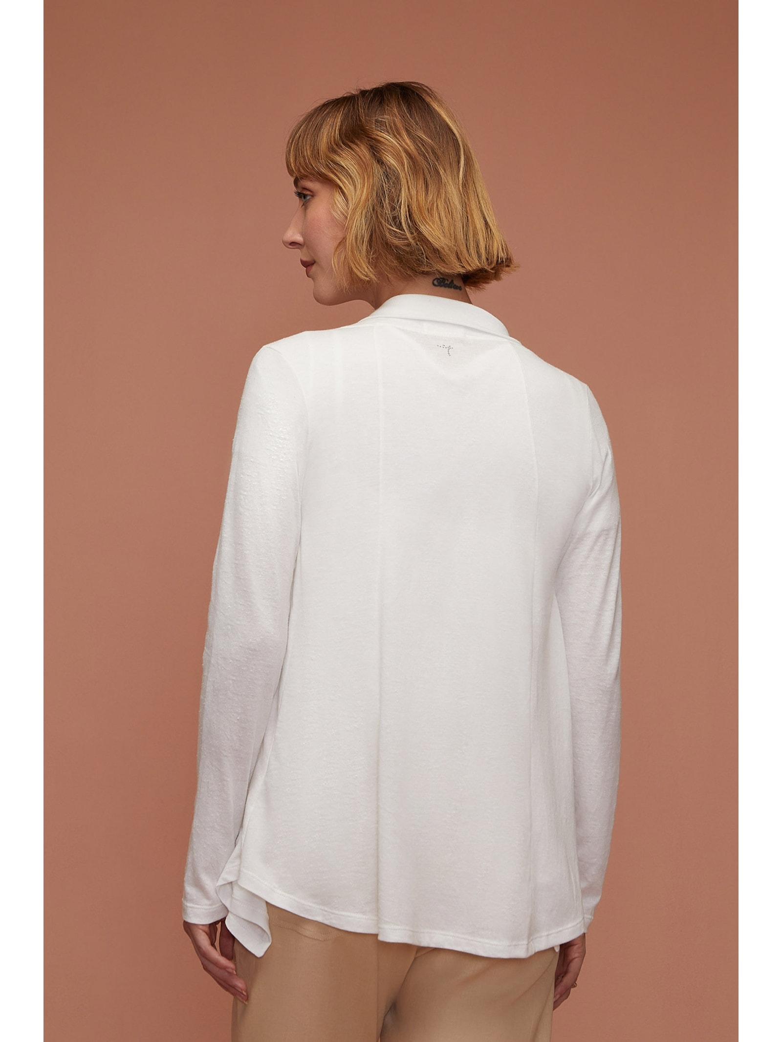 Casaco Off White Recycled Aruna Yogini