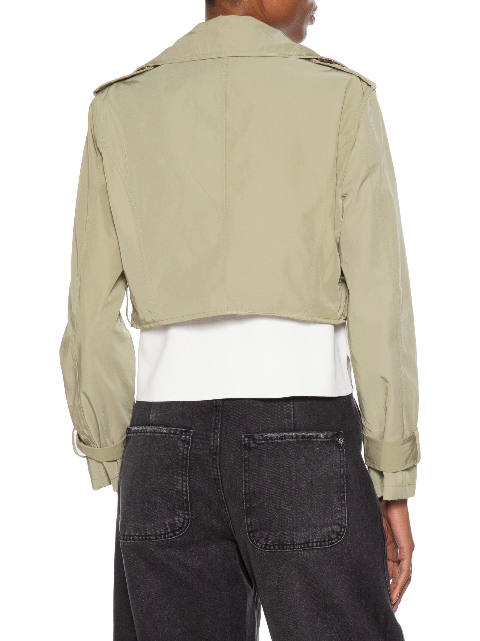 Casaco Trench Coat Feminino Alongado Destacável Bege  Basiq