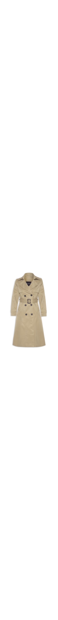 Casaco Trench Coat Feminino - Bege