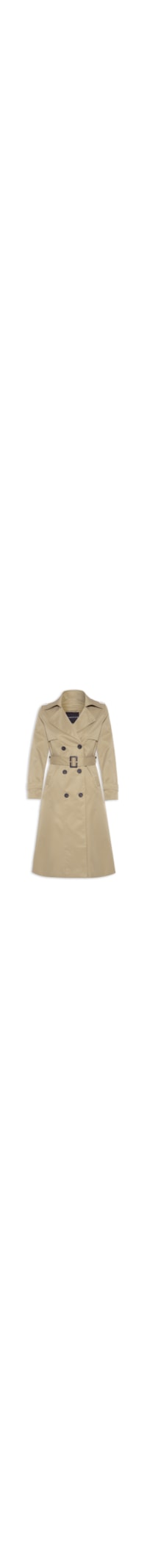 Casaco Trench Coat Feminino - Bege