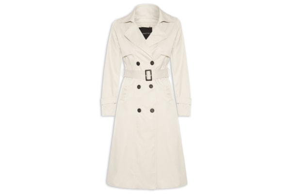 Casaco Trench Coat Feminino - Off White