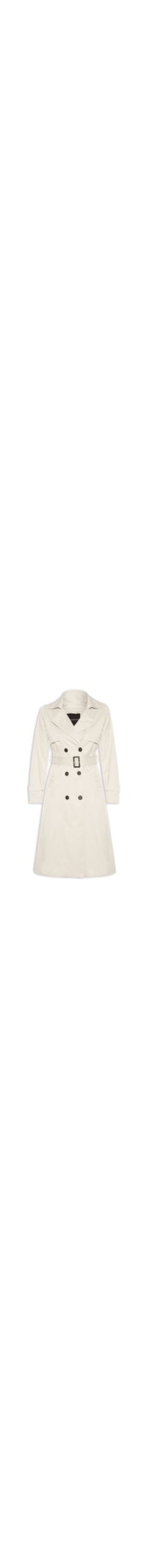 Casaco Trench Coat Feminino - Off White