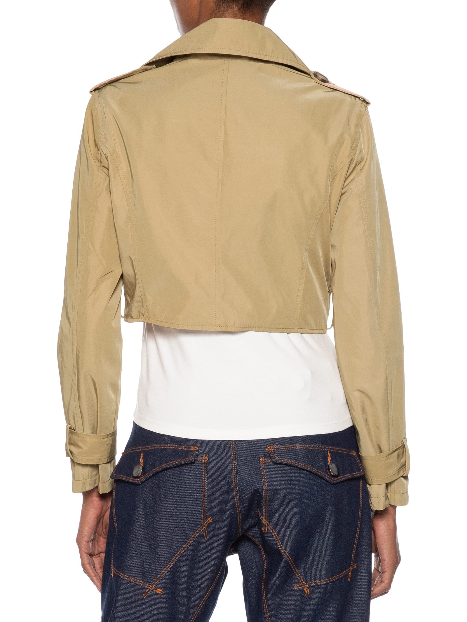 Casaco Trent Coat Feminino Alongado Destacável Bege Basiq