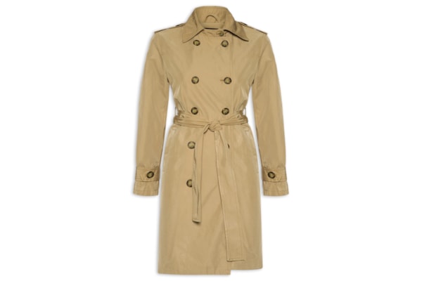 Casaco Trent Coat Feminino Alongado Destacável - Bege