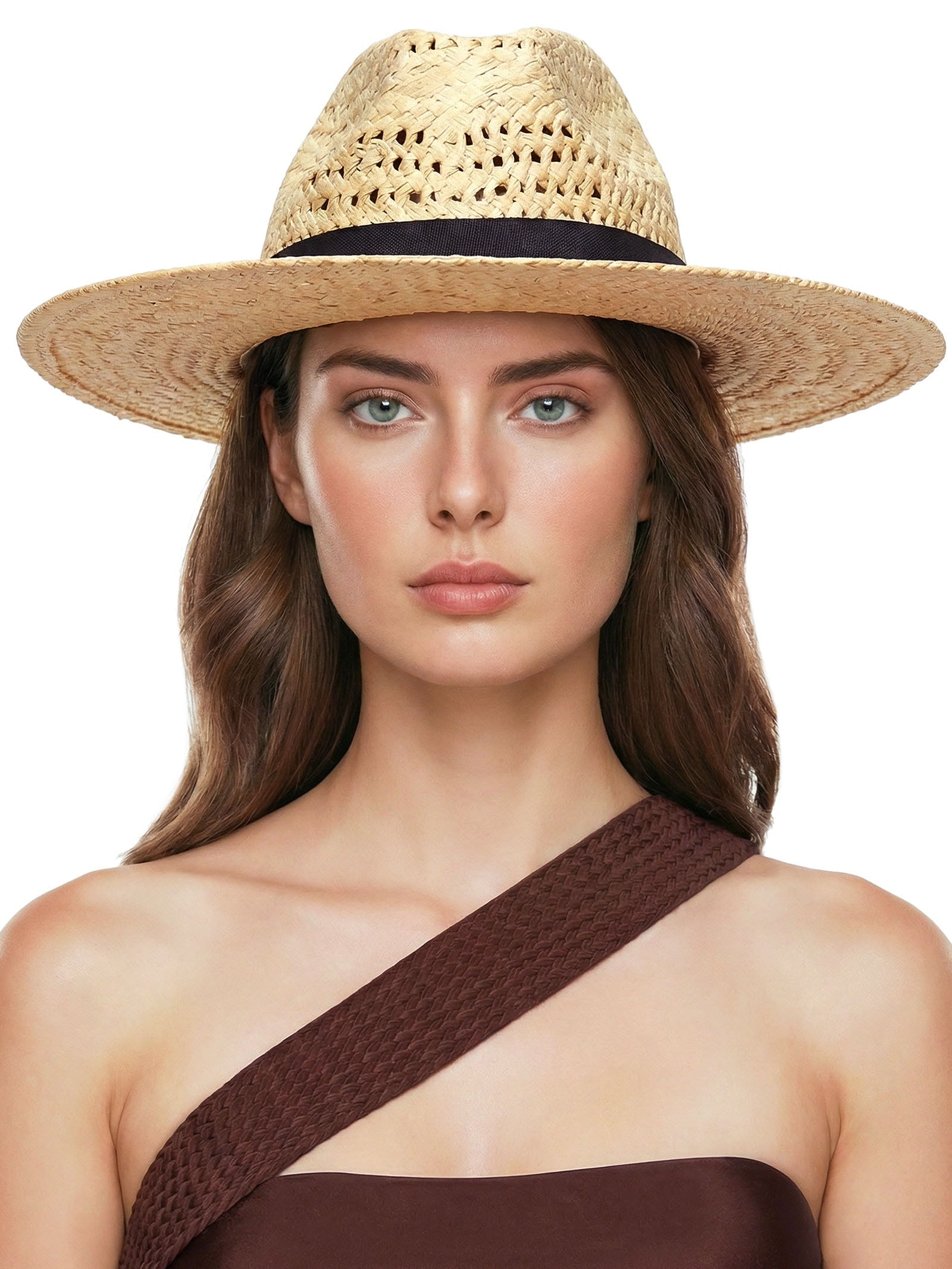 Chapéu De Palha Feminino Bege Mktbeach