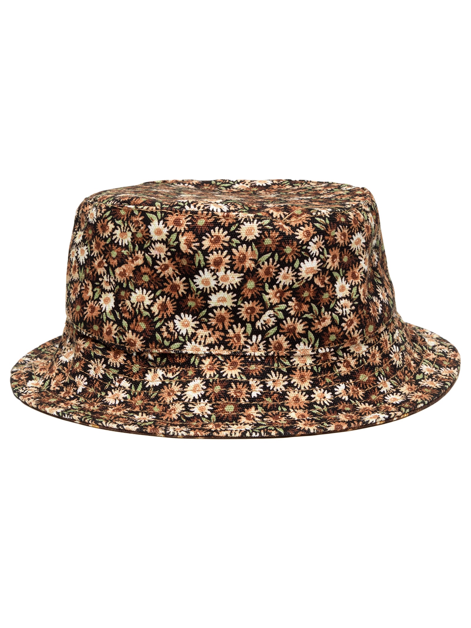 Chapéu Feminino Bucket Double Face Liberty Seeds Textura Marrom Animale