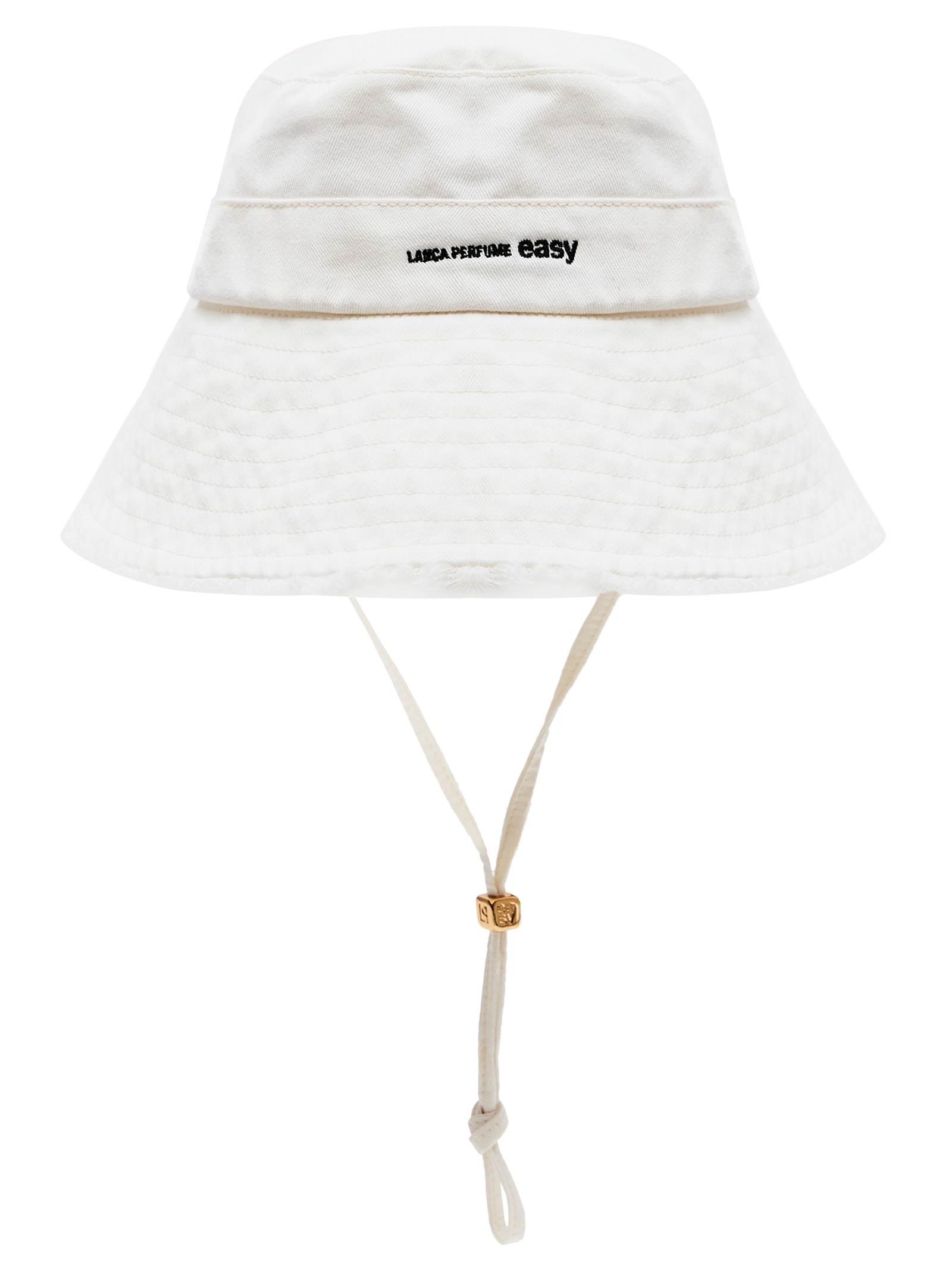 Chapéu Feminino Bucket Etiqueta Bandeira Brasil Branco Lança Perfume