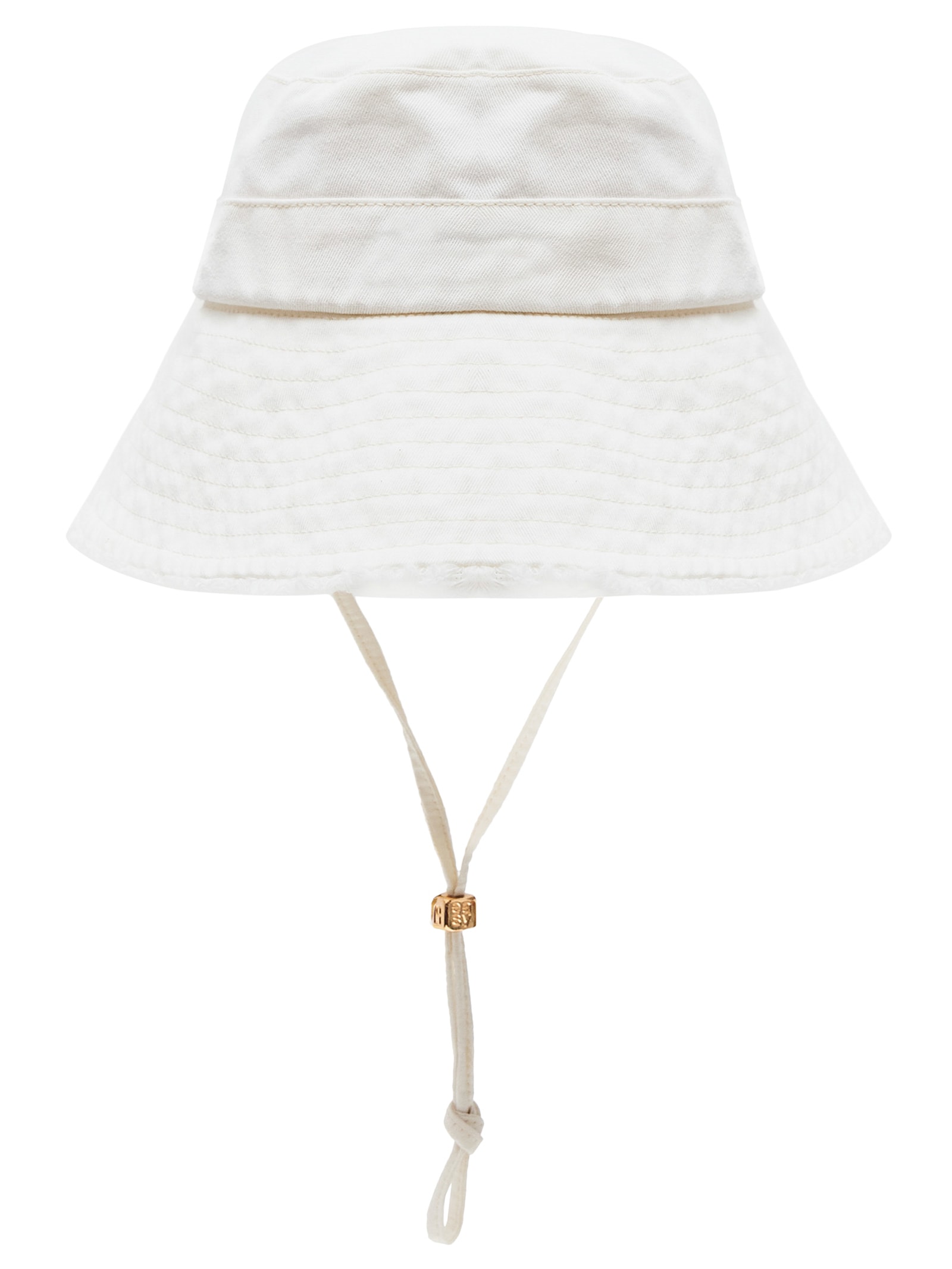 Chapéu Feminino Bucket Etiqueta Bandeira Brasil Branco Lança Perfume