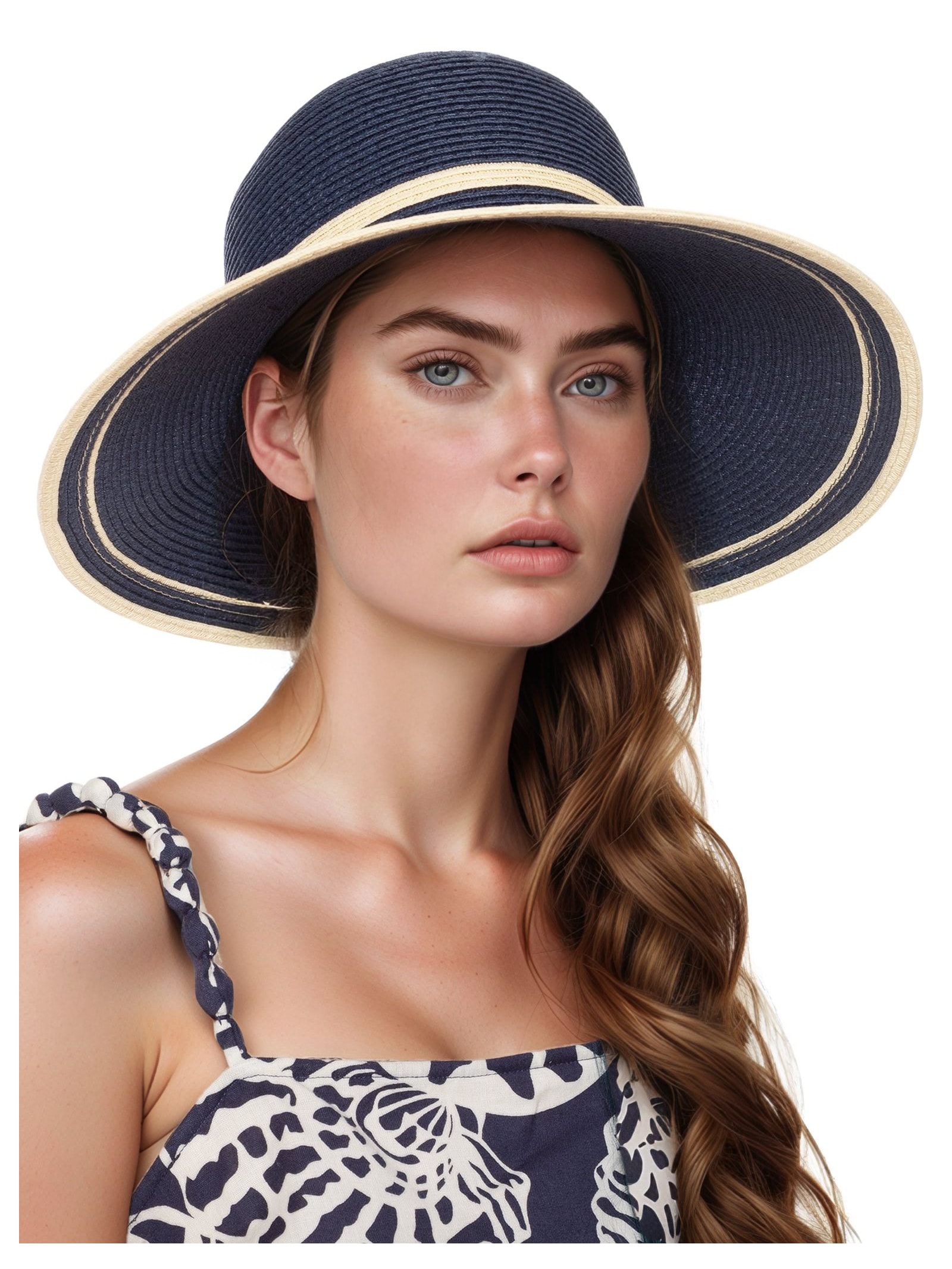 Chapéu Feminino Carlota Azul Le Lis