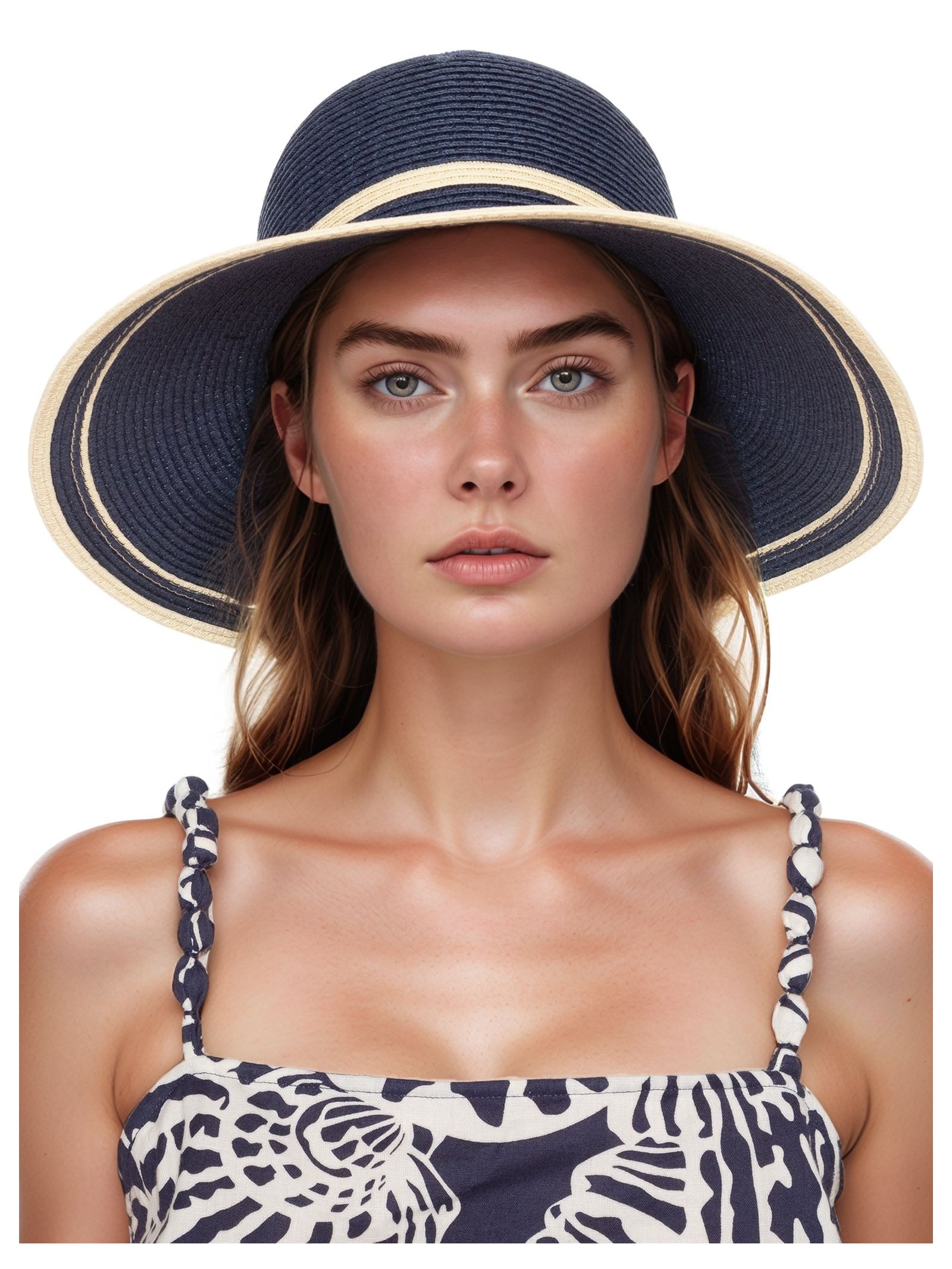 Chapéu Feminino Carlota Azul Le Lis