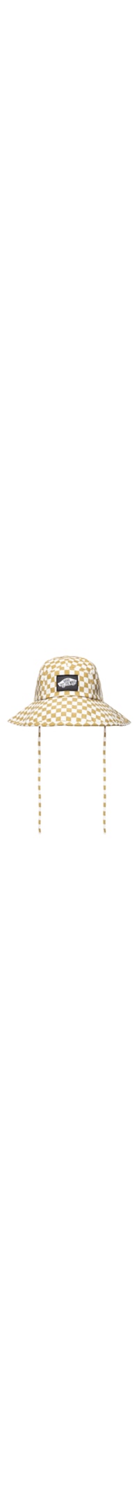 Chapéu Feminino Sunny Side Bucket Checkerboard Day Pig Suede Gum Antelope - Bege