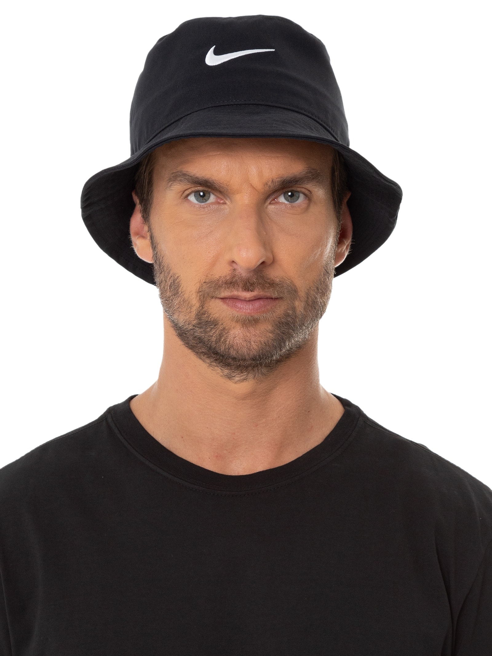 Chapéu Masculino Bucket Apex Swoosh Preto Nike
