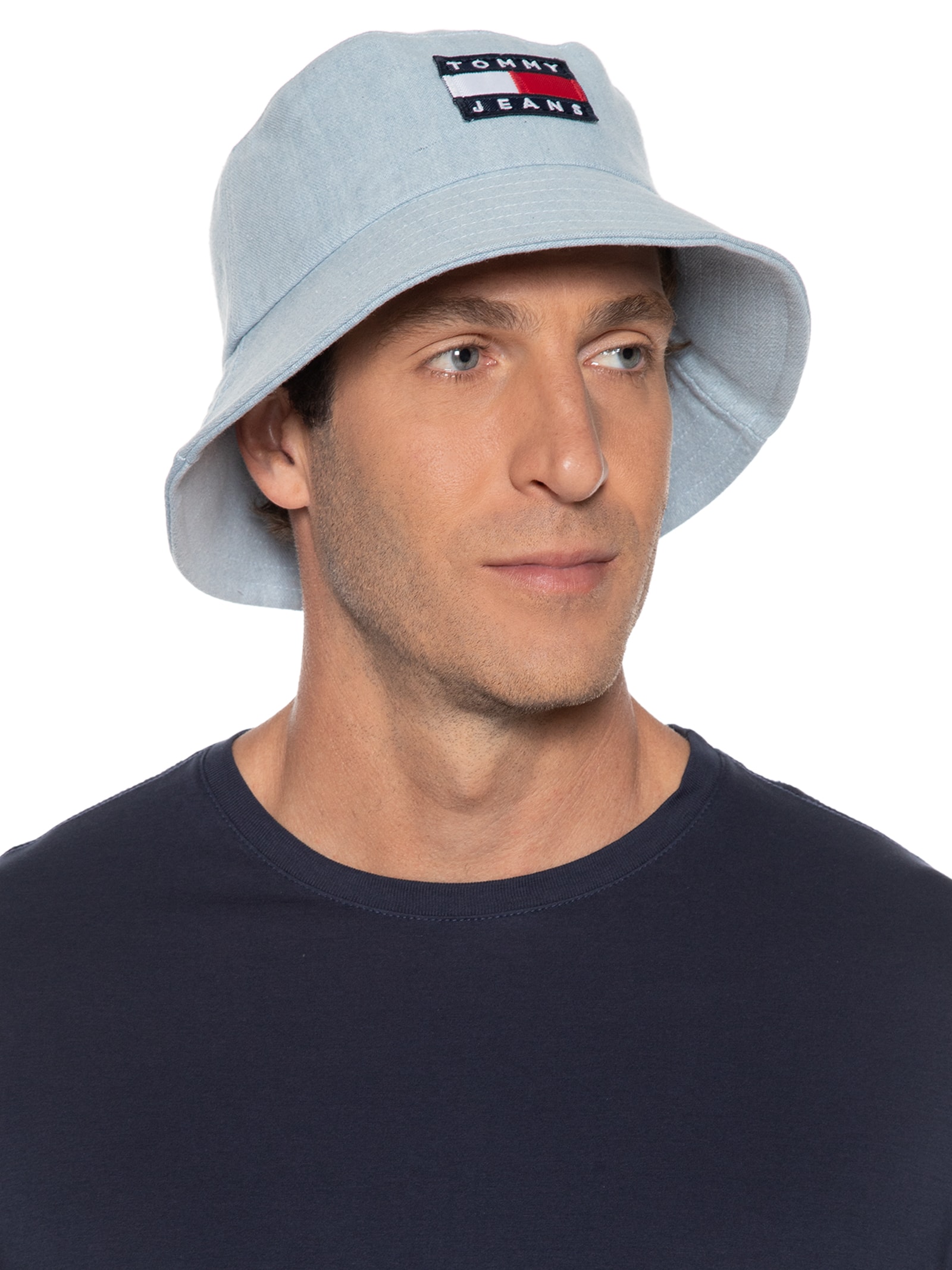 Chapéu Masculino Bucket Denim - Azul - Tommy Jeans