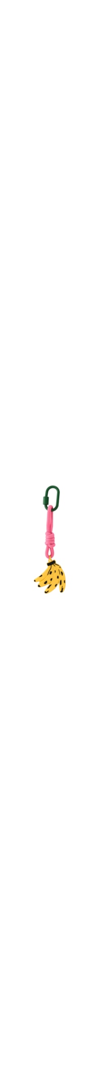 Chaveiro Feminino Banana - Amarelo