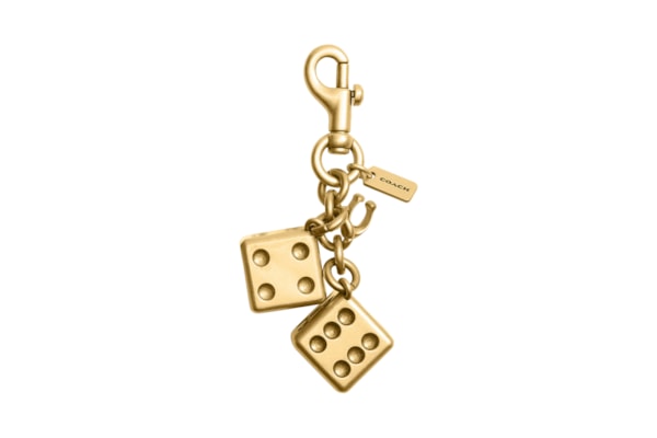 Chaveiro Feminino Dice - Dourado