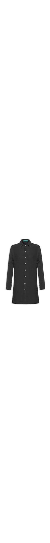 Chemise Liso Shantung - Preto