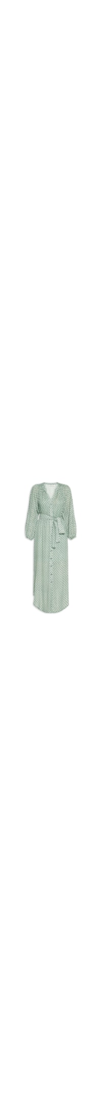 Chemise Midi Faixa Estampa Pacco - Verde