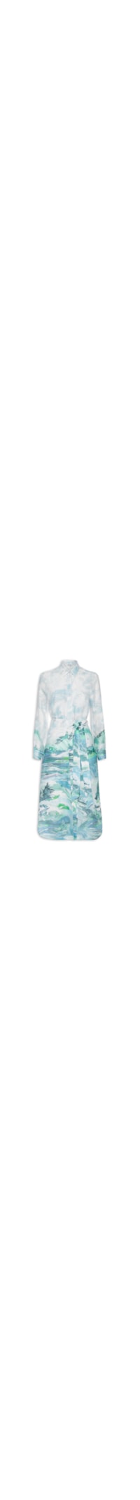 Chemise Paisagem Rami - Azul