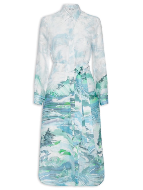 Chemise Paisagem Rami – Azul