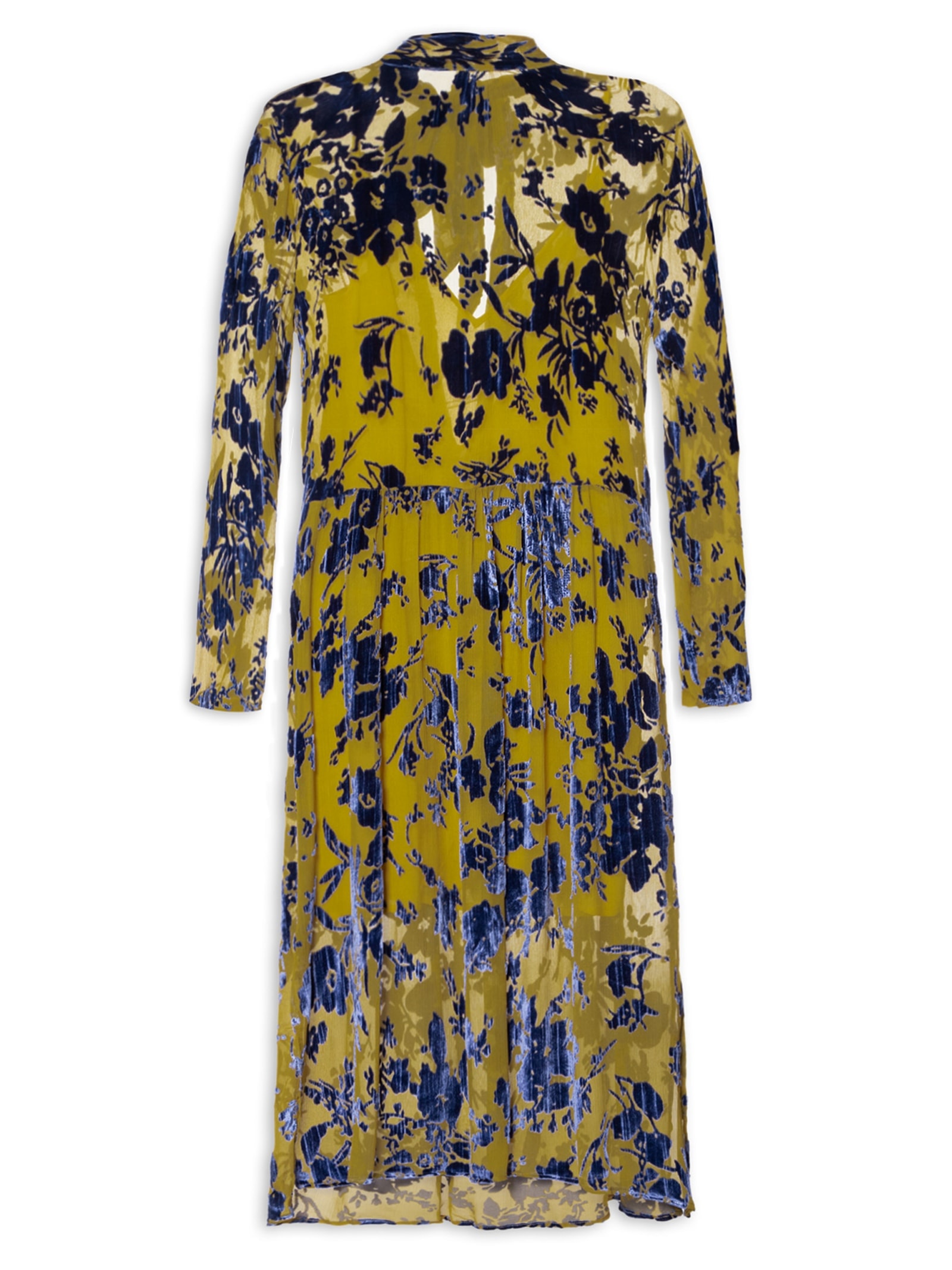 Chemise Veludo Abstrato Wings- Verde Animale