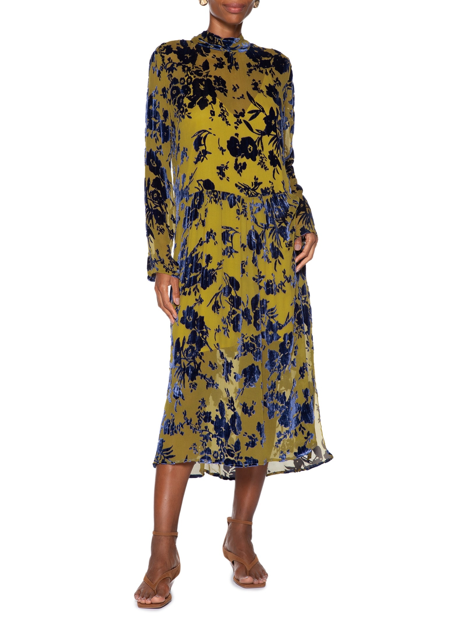 Chemise Veludo Abstrato Wings- Verde Animale