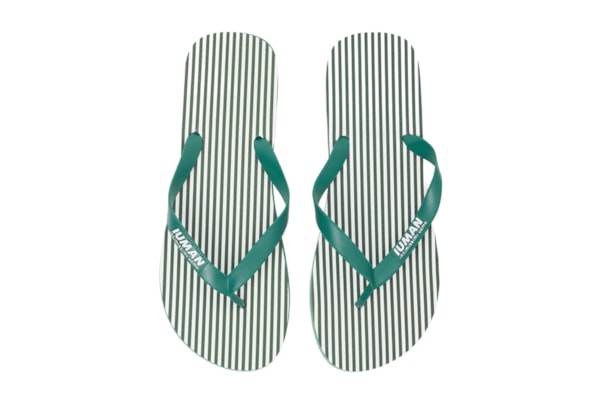 Chinelo De Dedo Listrado - Verde