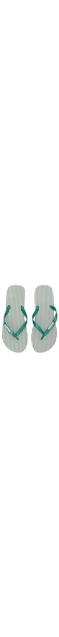 Chinelo De Dedo Listrado - Verde