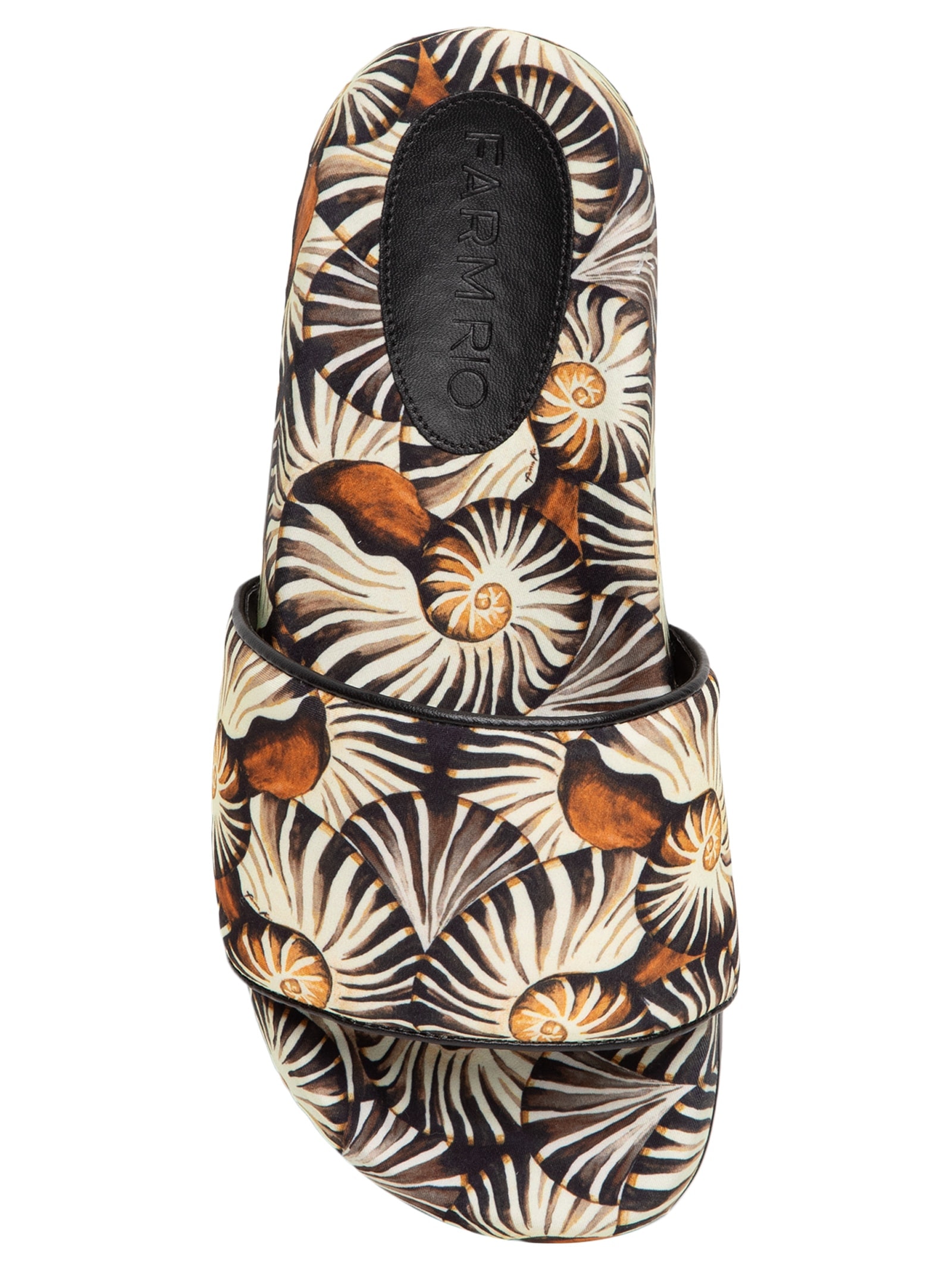 Chinelo Feminino Aq Dig Preto Farm Rio