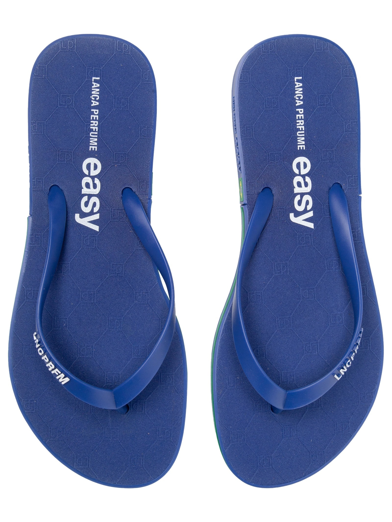 Chinelo Feminino Easy Bandeira Do Brasil Azul Lança Perfume
