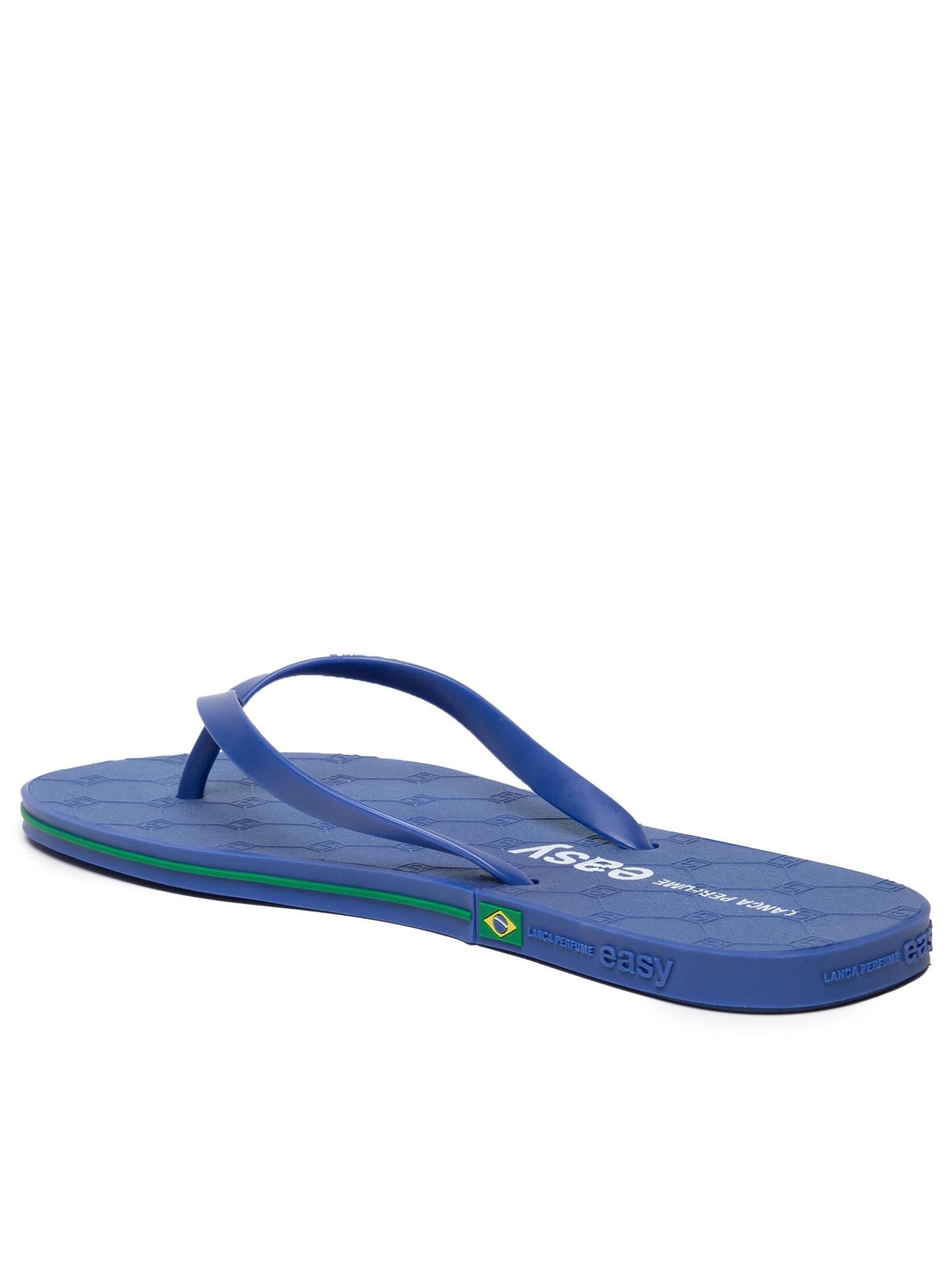 Chinelo Feminino Easy Bandeira Do Brasil Azul Lança Perfume