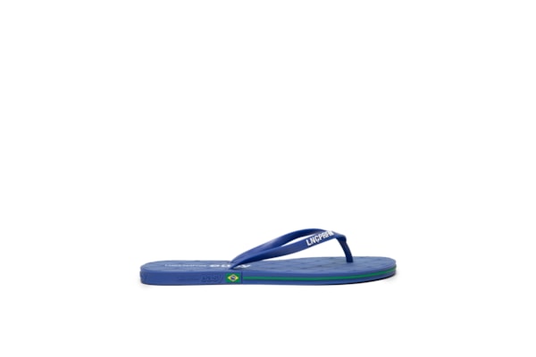 Chinelo Feminino Easy Bandeira Do Brasil - Azul