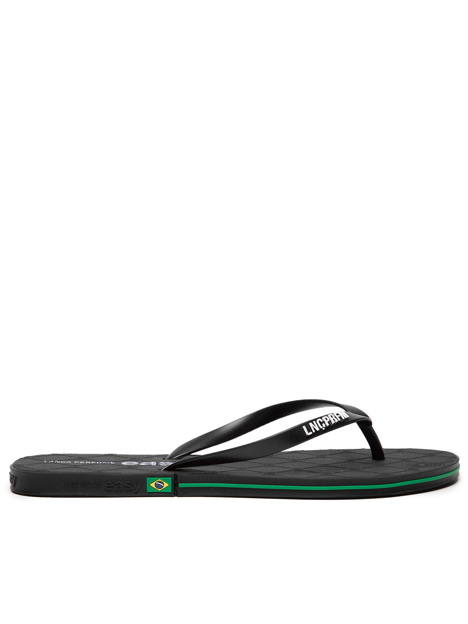 Chinelo Feminino Easy Bandeira Do Brasil Preto Lança Perfume